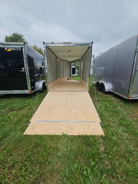 New 7X19 Stealth Trailer 2 place Snowmobile Trailer Aluminum Frame
