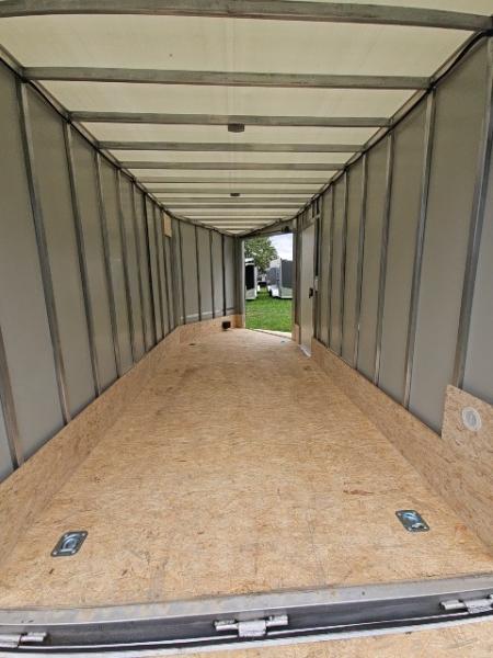 New 7X19 Stealth Trailer 2 place Snowmobile Trailer Aluminum Frame