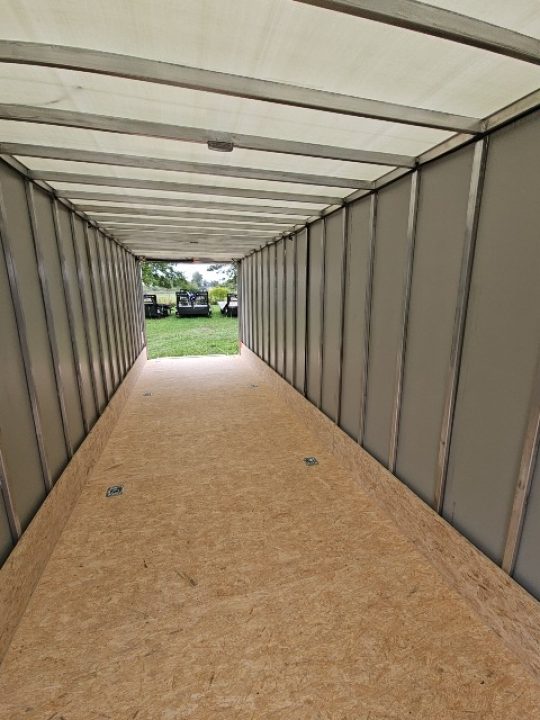 New 7X29 Stealth Trailers 4 place Snowmobile Trailer Aluminum