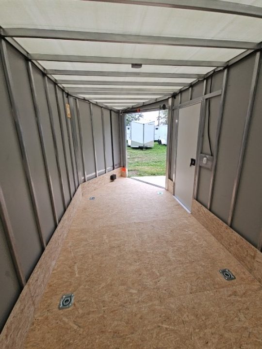 New 7X29 Stealth Trailers 4 place Snowmobile Trailer Aluminum