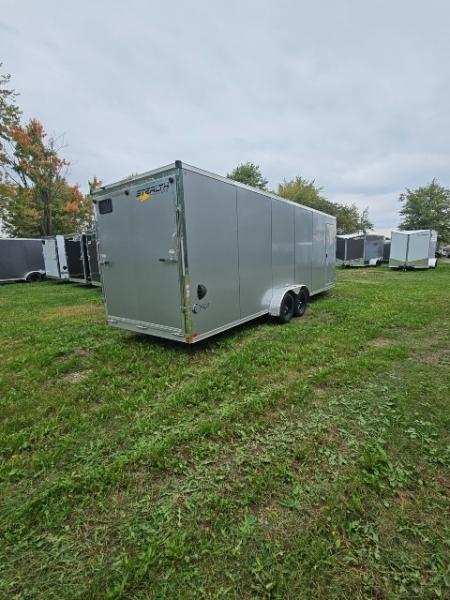 New 7X29 Stealth Trailers 4 place Snowmobile Trailer Aluminum