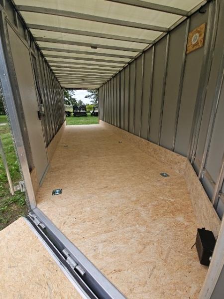 New 7X29 Stealth Trailers 4 place Snowmobile Trailer Aluminum