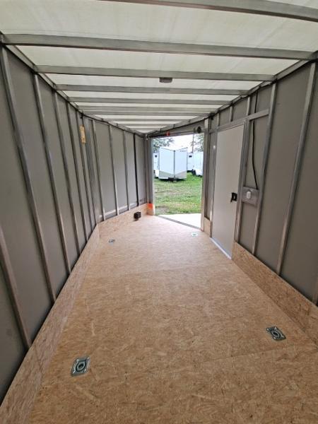New 7X29 Stealth Trailers 4 place Snowmobile Trailer Aluminum