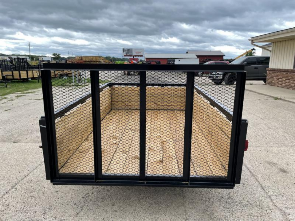 New 2026 AMO 5x8 Light Duty Wood Side 2K Utility Trailer
