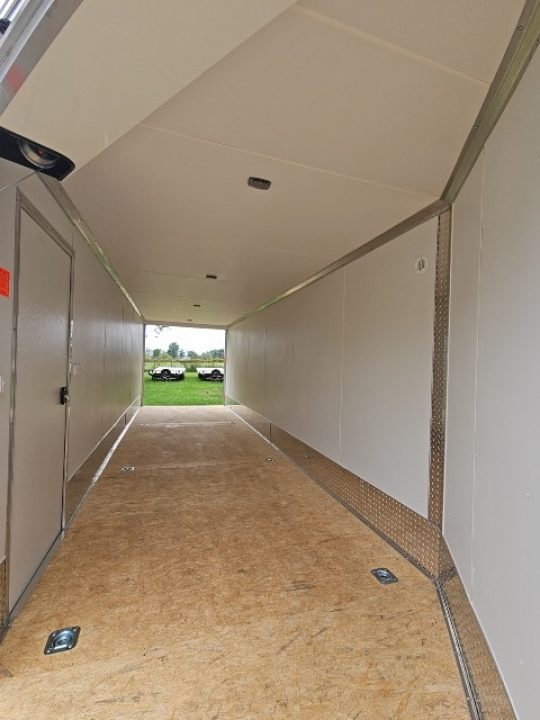 New 7x29 Stealth Trailers 4 place Snowmobile Trailer Aluminum PREMIUM