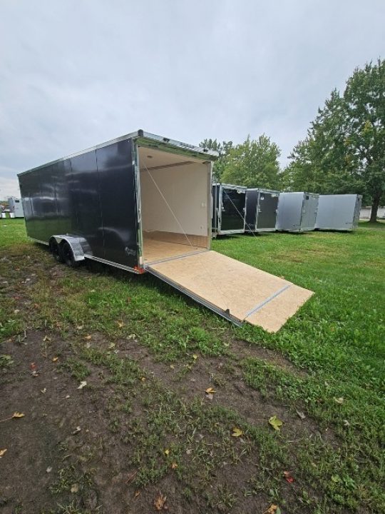 New 7x29 Stealth Trailers 4 place Snowmobile Trailer Aluminum PREMIUM
