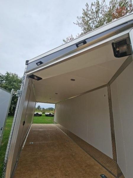 New 7x29 Stealth Trailers 4 place Snowmobile Trailer Aluminum PREMIUM