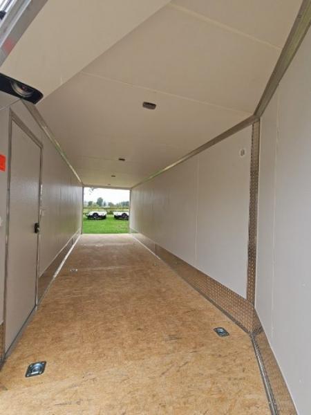 New 7x29 Stealth Trailers 4 place Snowmobile Trailer Aluminum PREMIUM
