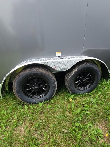 New 7x29 Stealth Trailers 4 place Snowmobile Trailer Aluminum PREMIUM