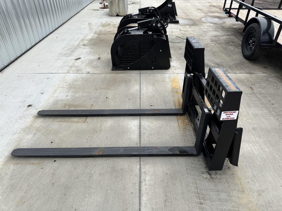 New 2027 Jenkins Iron and Steel 4x6 Pallet Forks Attachment