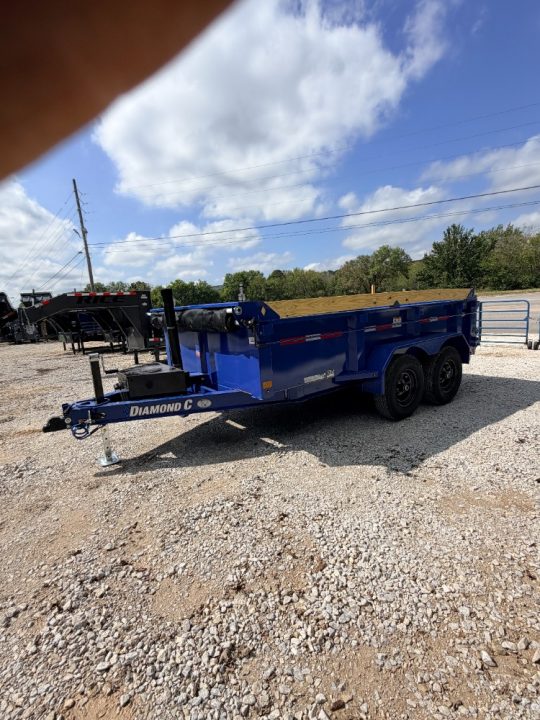 New 2027 Diamond C Trailers 9.9K MDT 206 Package 12'X77" Dump Trailer