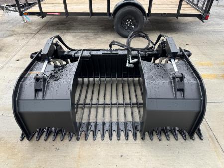 New 2027 Jenkins Iron and Steel 74  Rock Grapple Bucket Attachment