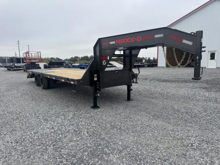 New 2027 MAXX-D LKX 102 x25' Dual Tandem Gooseneck Equipment Trailer