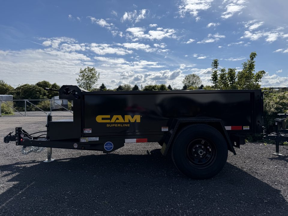 New 2027 CAM Superline 5X8 Single Ram Homeowner Dump Trailer 5K