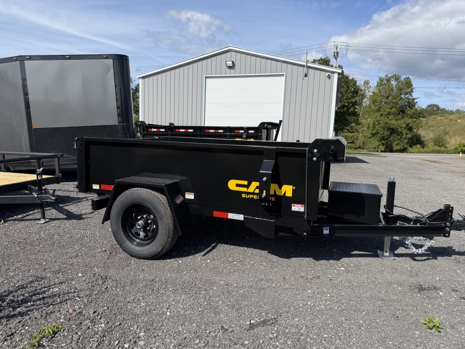 New 2027 CAM Superline 5X8 Single Ram Homeowner Dump Trailer 5K