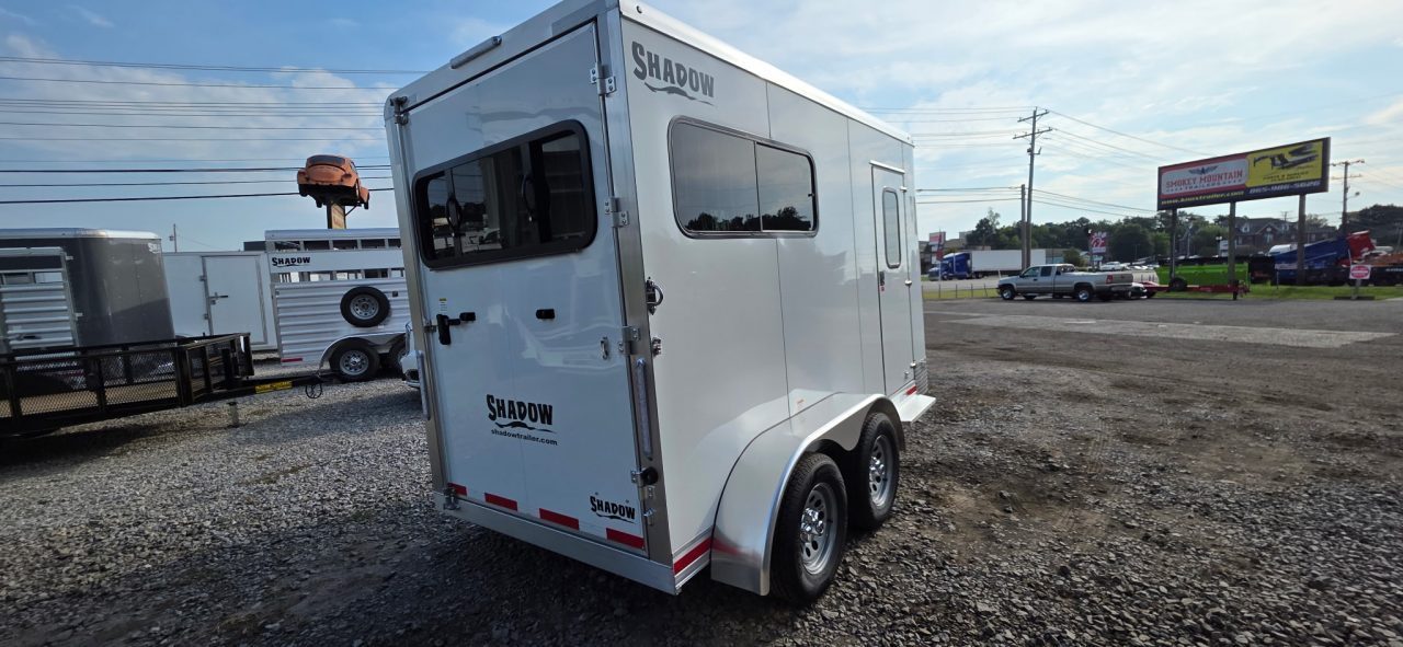New 2027 Shadow 2 HORSE STABLEMATE Stock / Stock Combo Trailer