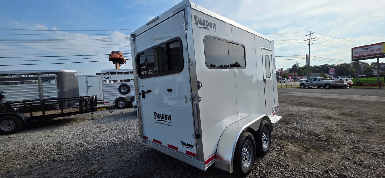New 2027 Shadow 2 HORSE STABLEMATE Stock / Stock Combo Trailer