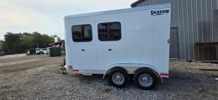 New 2027 Shadow 2 HORSE STABLEMATE Stock / Stock Combo Trailer