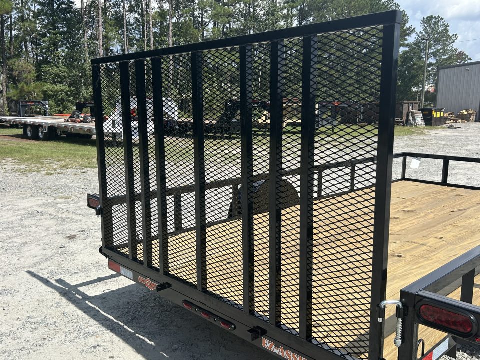 New 2027 PERFECT SIDE BY SIDE TRAILER, Down 2 Earth Trailers 82X14 Utility Trailer, #5200 Non Brake Axle, Reinforced Tubing Gate – Spring assisted