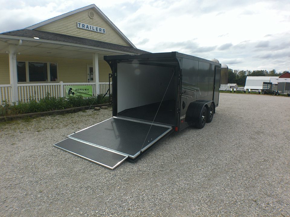 New 2027 Haulmark Low Hauler 7x14 Motorcycle Trailer