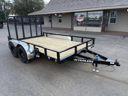 New 2027 PJ 83 x12' Tandem Axle Utility Trailer - UL
