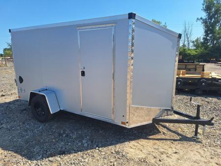 New 6x12 Stealth Trailer Single Axle Cargo / Enclosed Trailer W/ Ramp Door