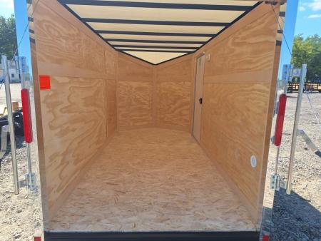 New 6x12 Stealth Trailer Single Axle Cargo / Enclosed Trailer W/ Ramp Door