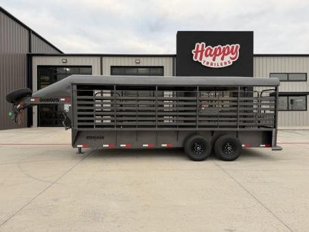 New 2027 Good Guys 6'8 x20' GN Steel Top Livestock Trailer - Stockman