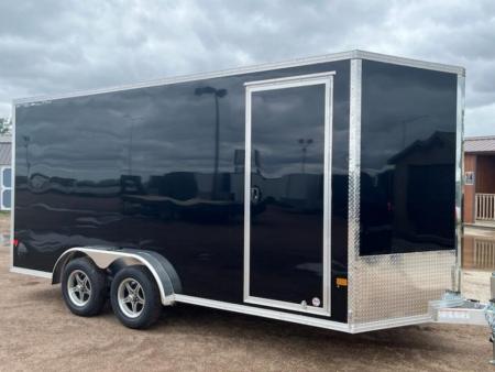 New 2027 ALCOM 7.5x16 All Aluminum Extra Height Cargo / Enclosed Trailer