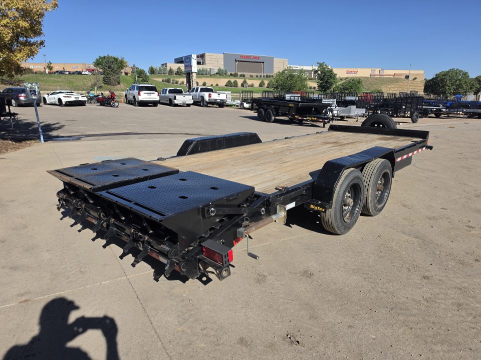 Used 2024 Big Tex 16EH-20D3A-MRBK Flatbed Trailer
