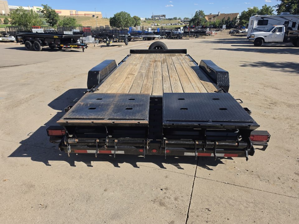 Used 2024 Big Tex 16EH-20D3A-MRBK Flatbed Trailer