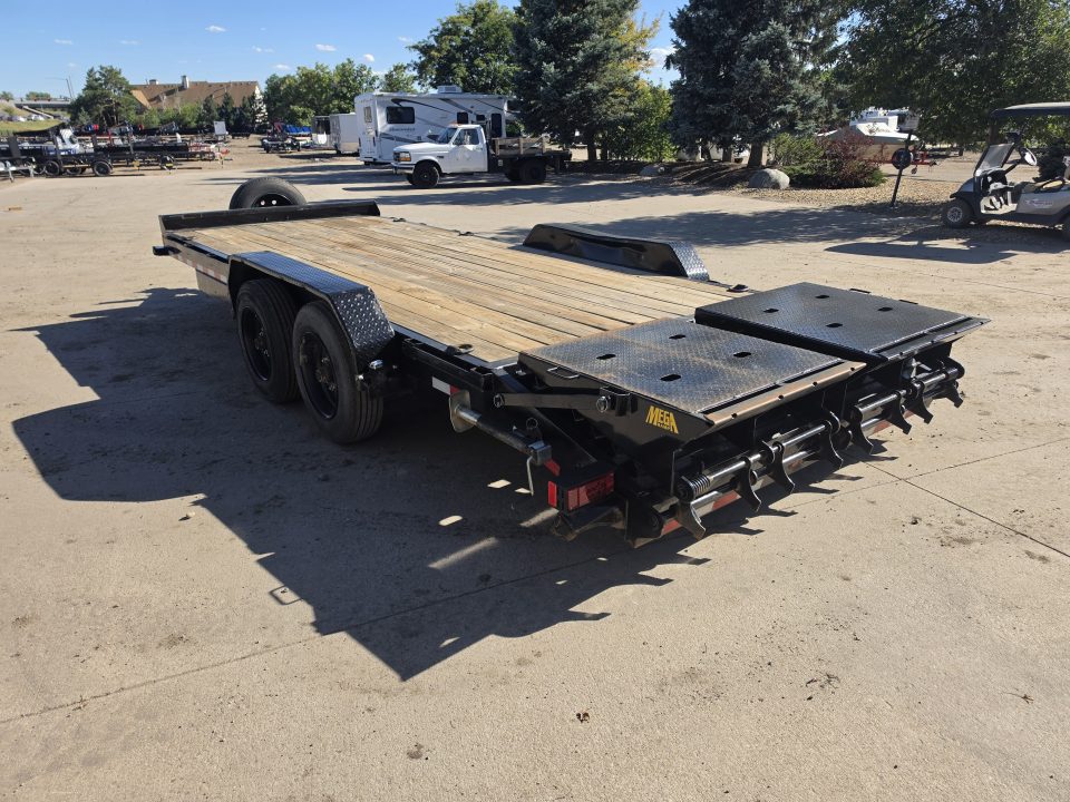Used 2024 Big Tex 16EH-20D3A-MRBK Flatbed Trailer