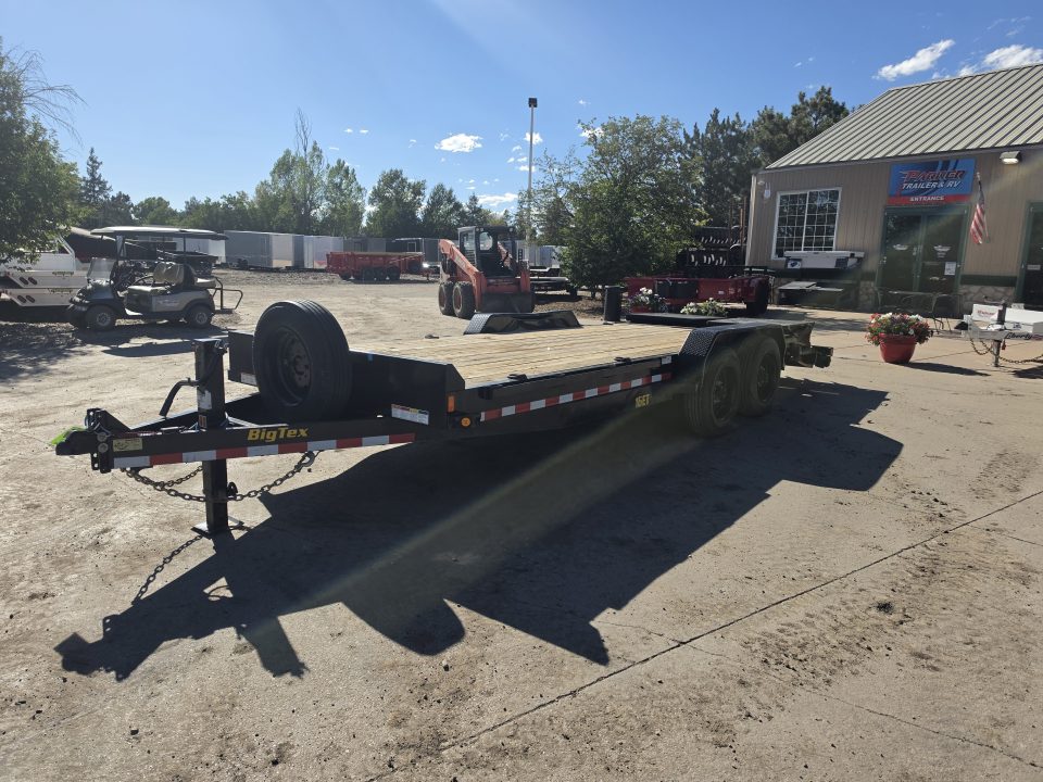 Used 2024 Big Tex 16EH-20D3A-MRBK Flatbed Trailer