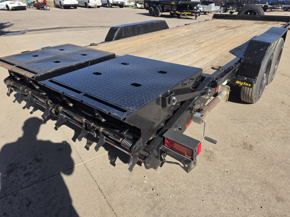 Used 2024 Big Tex 16EH-20D3A-MRBK Flatbed Trailer