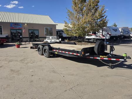 Used 2024 Big Tex 16EH-20D3A-MRBK Flatbed Trailer