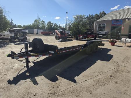 Used 2024 Big Tex 16EH-20D3A-MRBK Flatbed Trailer