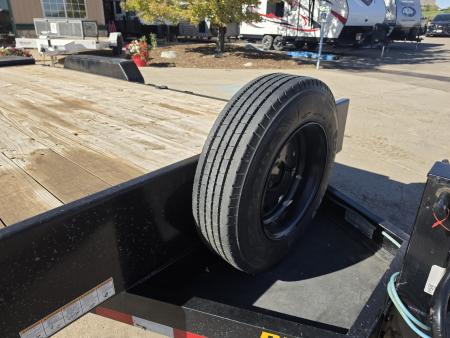 Used 2024 Big Tex 16EH-20D3A-MRBK Flatbed Trailer