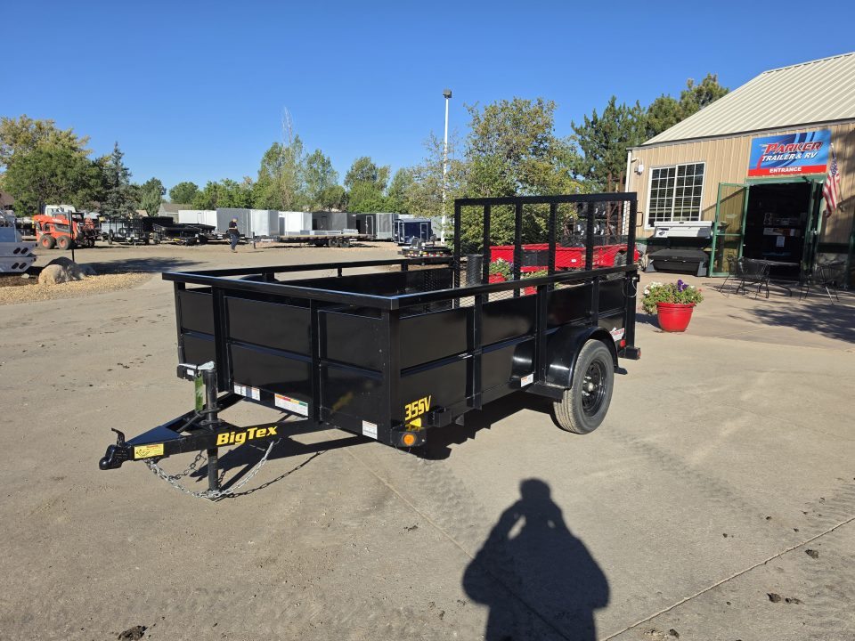 Used 2025 Big Tex 35SV-10BK Utility Trailer