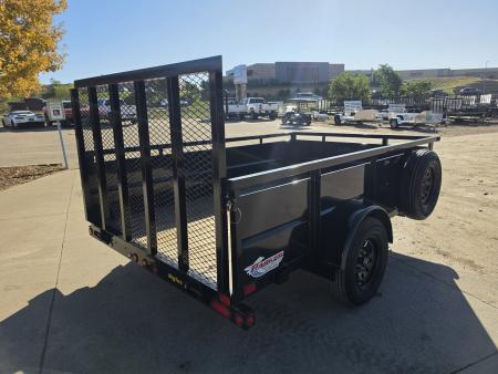 Used 2025 Big Tex 35SV-10BK Utility Trailer