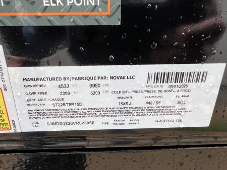 New 2027 H&H Trailers 12' H7612UD Dump Trailer
