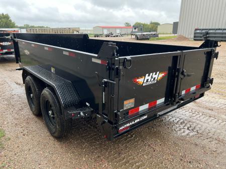 New 2027 H&H Trailers 12' H7612UD Dump Trailer
