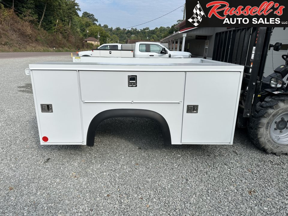New Monroe Truck Equipment MSS Premier 8' SRW Service Body, Master Locks, Lighted Compartments