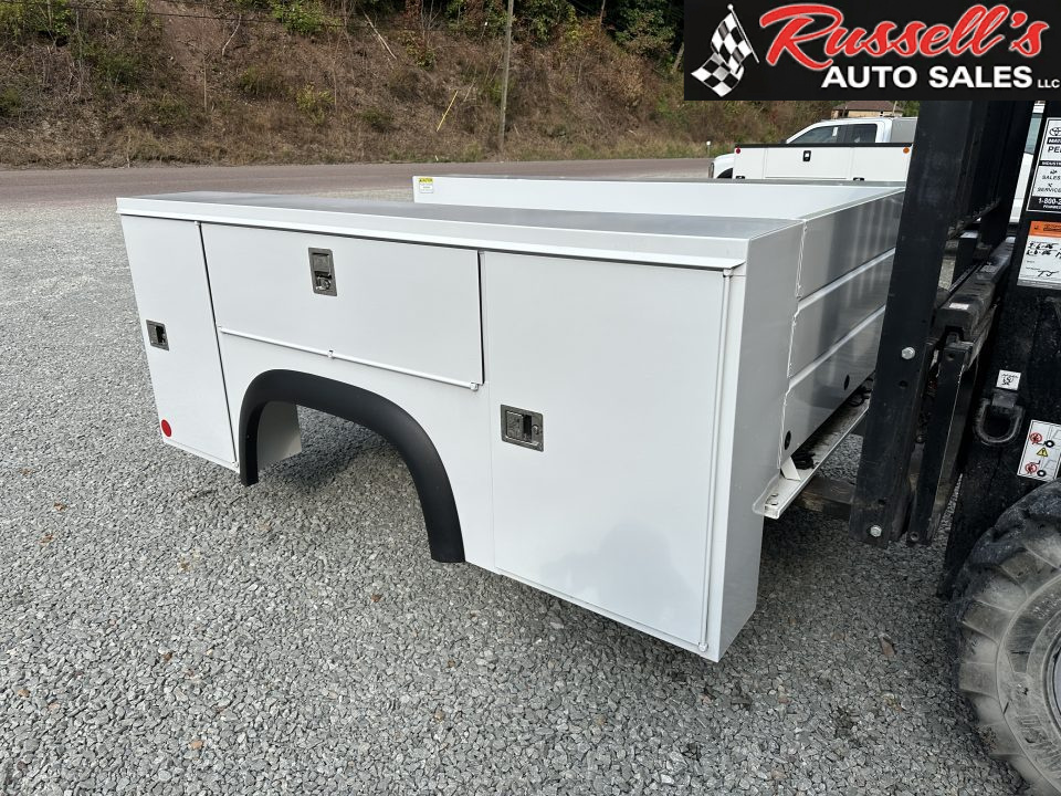 New Monroe Truck Equipment MSS Premier 8' SRW Service Body, Master Locks, Lighted Compartments