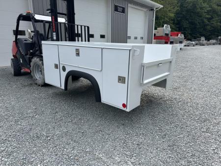 New Monroe Truck Equipment MSS Premier 8' SRW Service Body, Master Locks, Lighted Compartments