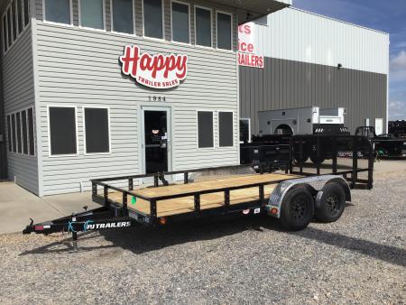 New 2027 PJ 83 x16' Tandem Axle Utility Trailer - UL