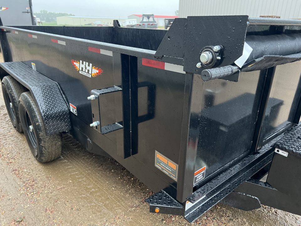 New 2027 H&H Trailers 12' H7612UD Dump Trailer