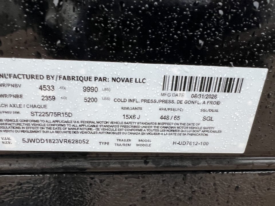 New 2027 H&H Trailers 12' H7612UD Dump Trailer