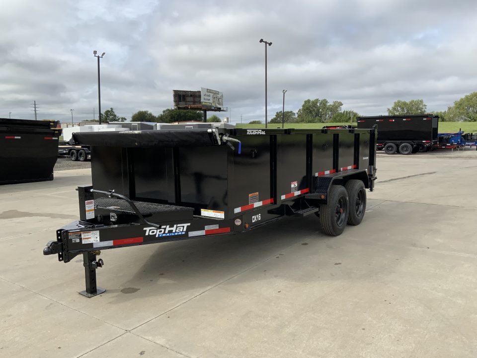 New 2027 Top Hat 83 X 16 DX16 Dump Trailer