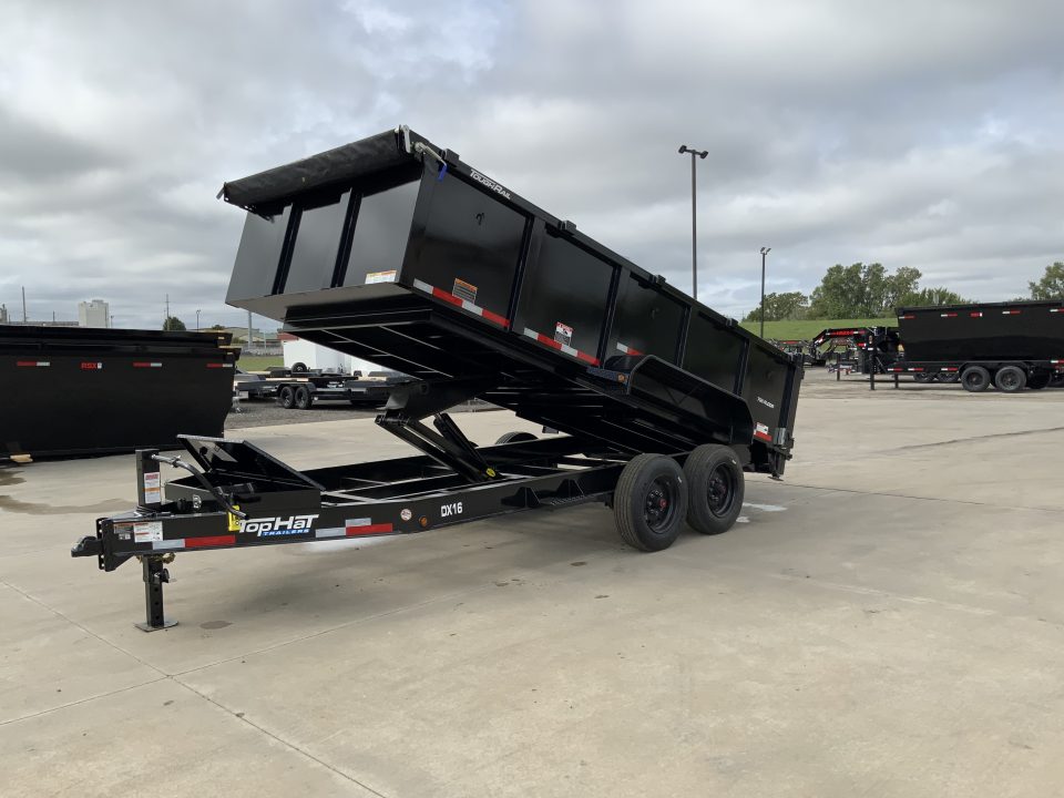New 2027 Top Hat 83 X 16 DX16 Dump Trailer