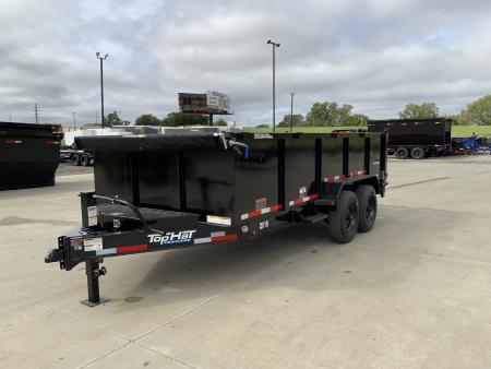 New 2027 Top Hat 83 X 16 DX16 Dump Trailer